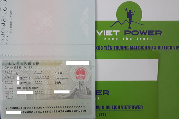 Chúc mừng khách hàng Nguyễn Thị Lưu đã đạt visa Trung Quốc
