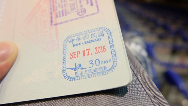 Xin visa Đài Loan trong 2 phút