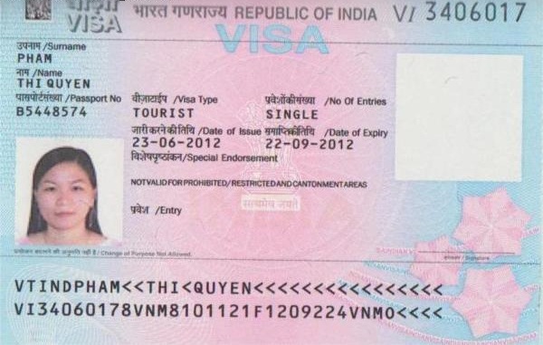 Kinh nghiệm xin visa Ấn Độ