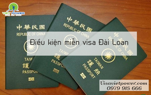 điều kiện miễn visa đài loan